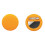 Brosche Pin Case Cover Sleeve Locator Schutzabdeckung-Schwarz 11