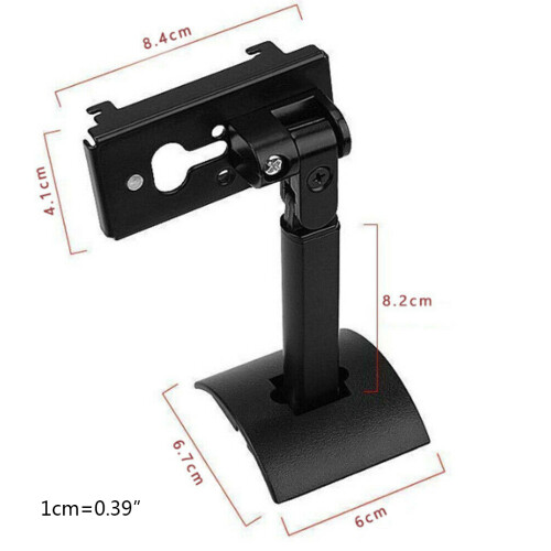 Audio Bracket Organizer Space Saving Speaker Bracket for-Black 2