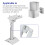 Audio Bracket Organizer Space Saving Speaker Bracket for-Black 7