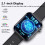 Smartwatch – misst Herzfrequenz, Blutdruck, Blutsauerstoff und Schritte Black Bamboo Edition strap 4
