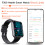 Smartwatch – misst Herzfrequenz, Blutdruck, Blutsauerstoff und Schritte Black Bamboo Edition strap 6