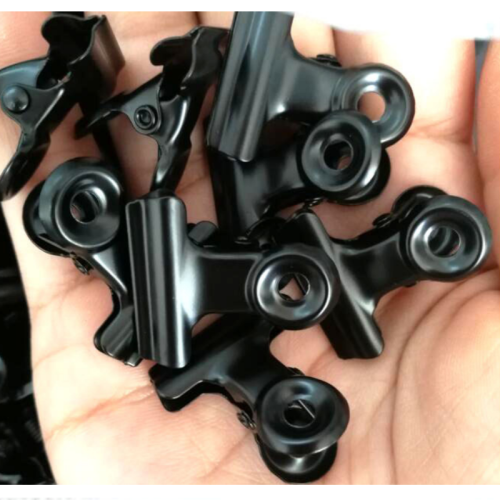 Schwarze Metallklammern, 10er-Pack  Size B 1