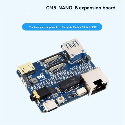 Waveshare für Raspberry Pi CM5  Base IO Board  B Entwicklungsboard für Compute Module 5 CM5--B 1