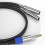 6,35-mm-Stecker auf doppelte-1m Ellenbogen 9