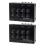 2X Preamp EQ207 7 Band Equalizers Sound Modifiers DC12V Power Input Audio Mixer EU Plug 2