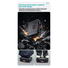 STARTRC Hartschalenkoffer für LITO 1 X1 Handdrohnen, IP67 Wasserdicht, Explosionsgeschützt, Schultertasche, Reisezubehör