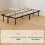 Homcom (M) HOMCOM Bed Frame, Metal Platform Bed Frame with 28 Wood Slats 3