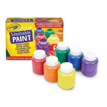 CRAYOLA Washable Project Paint, Painting Supplies for Kids, 6 Count