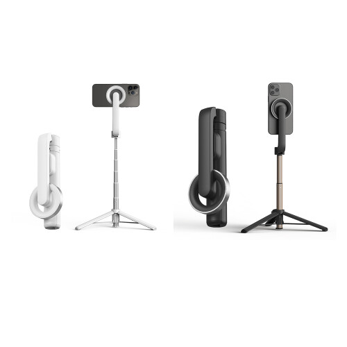 Drahtlose Selfie Stick Stativ Magnetische-Schwarz 1