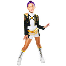Rubies Official Netflix K-Pop Demon Hunters Deluxe Rumi Golden Child Costume, Kids Fancy Dress, Size Age 6+ Years