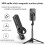 Drahtlose Selfie Stick Stativ Magnetische-Schwarz 11