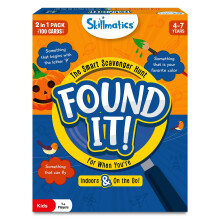 Skillmatics Indoor & Travel Scavenger Hunt Card Game - Found It, Learning Toys, Educational, Gifts for Kids, Boys, Girls and Families, For Ages 4, 5,