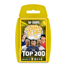 Top Trumps World Football Stars Top 200 Card Game Pack 2, Play with Kylian Mbappe, Beth Mead, Luka Modric and Pernille Harder, educational gift for a