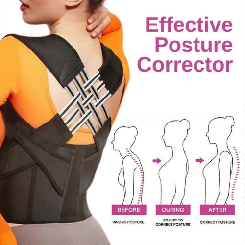 Effective Posture Corrector for Kids & Adults  Kyphosis & Back Support, Adjustable & Comfortable 1