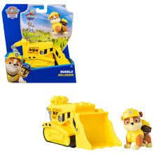 Paw Patrol, Rubble’s Bulldozer Toy Truck with Collectible Action Figure, Sustainably Minded Kids’ Toys for Boys & Girls Aged 3 and Up