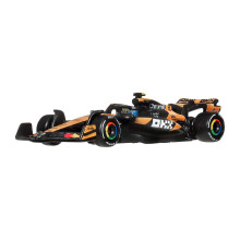 Hot Wheels 1:64 Scale Premium Die-Cast McLaren – Lando Norris #4 Formula 1 Collectible Toy Race Car with Real Riders Tires & Metal/Metal Body & Chas
