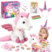 EUCOCO Unicorn Gifts for Girls Age 3-8, Unicorn Soft Toys for 3 4 5 6 7 Year Old Girls Stuffed Animals for Kids for 3-8 Year Old Girl Toys Kids Toy A