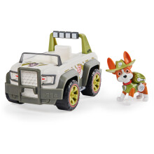 Paw Patrol, Tracker’s Jungle Cruiser, Toy Truck with Collectible Action Figure, Sustainably Minded Kids’ Toys for Boys & Girls Aged 3 and Up