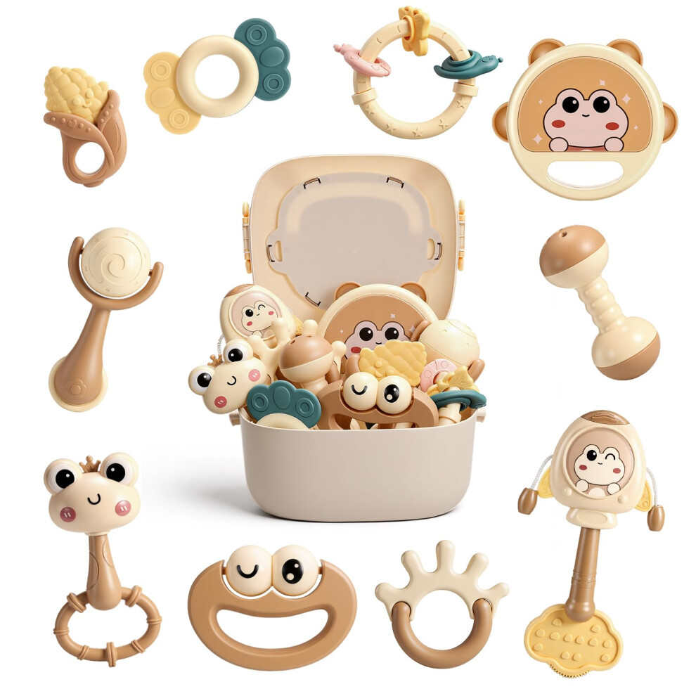 Photos - Other Toys Wootoyz Baby Toys for 0 3 6 9 12 Months Rattle Toys,Baby Essentials for Newborn Toys for 0-12 Months Infant Toys Wrist Socks