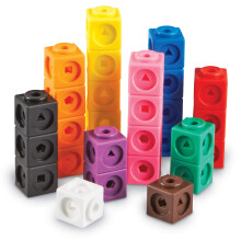 Learning Resources MathLink Cubes – Set of 100, Ages 5+, Counting Blocks for Early Maths Skills, Linking Cubes for Addition, Subtraction & Patternin