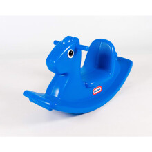 Little Tikes Rocking Horse. Toddler Rocking Toy With Easy Grip Handles & Stable Saddle. Durable, Stable, Kid-Safe Toy For Indoor or Outdoor. Blue Roc