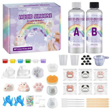 Taba Squishy Kit - 18OZ Rubber Squishys Kit with Guided, Make Your Own Squishies Kit - Stress Relief Novelty for Anxiety Fidget Squishy(DIY)