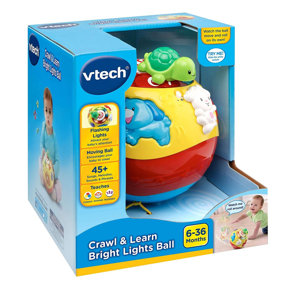 Photos - Other Toys Vtech Crawl & Learn Baby Activity Ball, Baby Play Centre, Educational Baby Musical Toy, Sound Toy With Lights, Numbers & Mus