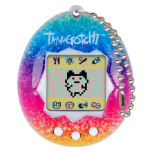 Tamagotchi Original Rainbow Shell | Tamagotchi Original Cyber Pet 90s Adults and Kids Toy with Chain | Retro Virtual Pets are Great Boys and Girls To
