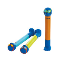Zoggs Dive Sticks, Kids Swimming Pool Toys, Brightly-Coloured Sinkies Diving Toys for Swimming Pool Games, Confidence Building Sinkers, Age 3 & Up, B