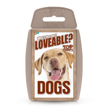 Top Trumps Dogs Classics Card Game, learn facts about the Boxer, Pug, Husky and the Chihuahua in this educational packed game, Gifts and Toys for Boy