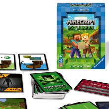 Ravensburger Minecraft Gifts - Explorers Cooperative Strategy Card Games for Adults and Kids Age 8 Years Up - 2 to 4 Players - 2024
