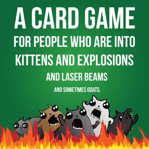 Exploding Kittens Streaking Kittens Expansion Pack by Exploding Kittens - 2-5 Players - Ages 7+ - 15 Minutes to Play - Exploding Kittens Original Game Required - Party 2