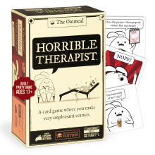 Exploding Kittens - Horrible Therapist: Extra Horrible Edition 3-8 Players - Ages 17+ - 15 Minutes to Play - Comic Building Card Game - Ideal for Par