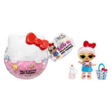 L.O.L. Surprise! Loves Hello Kitty and Friends Tots - Includes 1 Doll, Comes with Fashions & Accessories, Hello Kitty-Shaped Ball, Blind Packaging, C