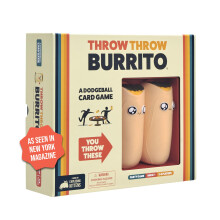Exploding Kittens - Presents Throw Throw Burrito - A Dodgeball Card Game - Family Card Games for Adults, Teens & Kids - 2-6 Players - Ages 7 and Up -