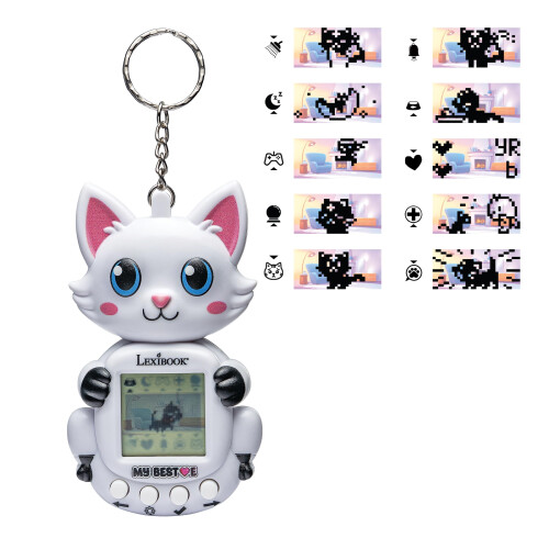 Lexibook, My Best-E Chat Console with LCD Screen and Keychain, JLMBCAT 1