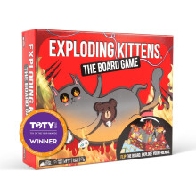 Exploding Kittens: The Board Game - The Action Packed Party Game to Celebrate 10th Birthday - 2-6 Players Aged 7+ - Great for Adults, Teens, Collecto