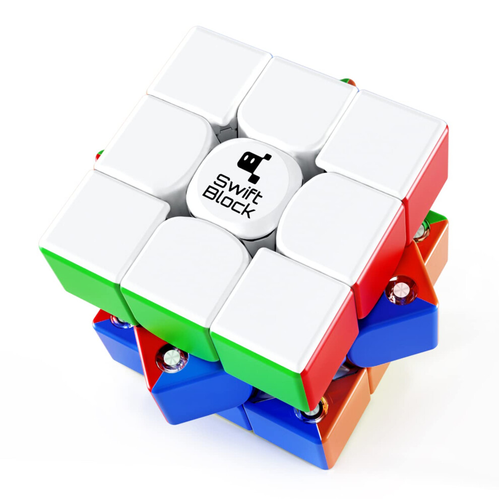 Photos - Football Kit Swift Block 355S 3x3 Magnetic Speed Cube, Professional Magic Cube with 48 Magnets Fast Smooth Turning, Adjustable Elasticity