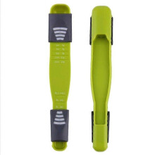Dual-sided baking measuring spoon with adjustable settings in grams