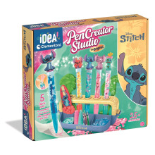 Clementoni Stitch Pen Lab – Create Colourful Stitch-Inspired Pens with Accessories and Tools for Kids 6+