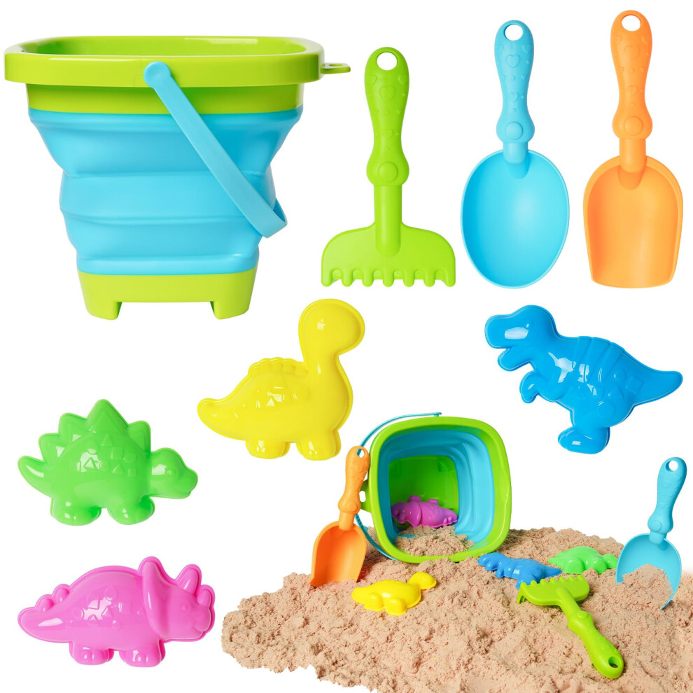 Photos - Sandbox Toy MTDASB Kids Bucket and Spade Set,Collapsible Foldable Kids Beach Toys Set,Portable Collapsible Sand Bucket with Spade for Be