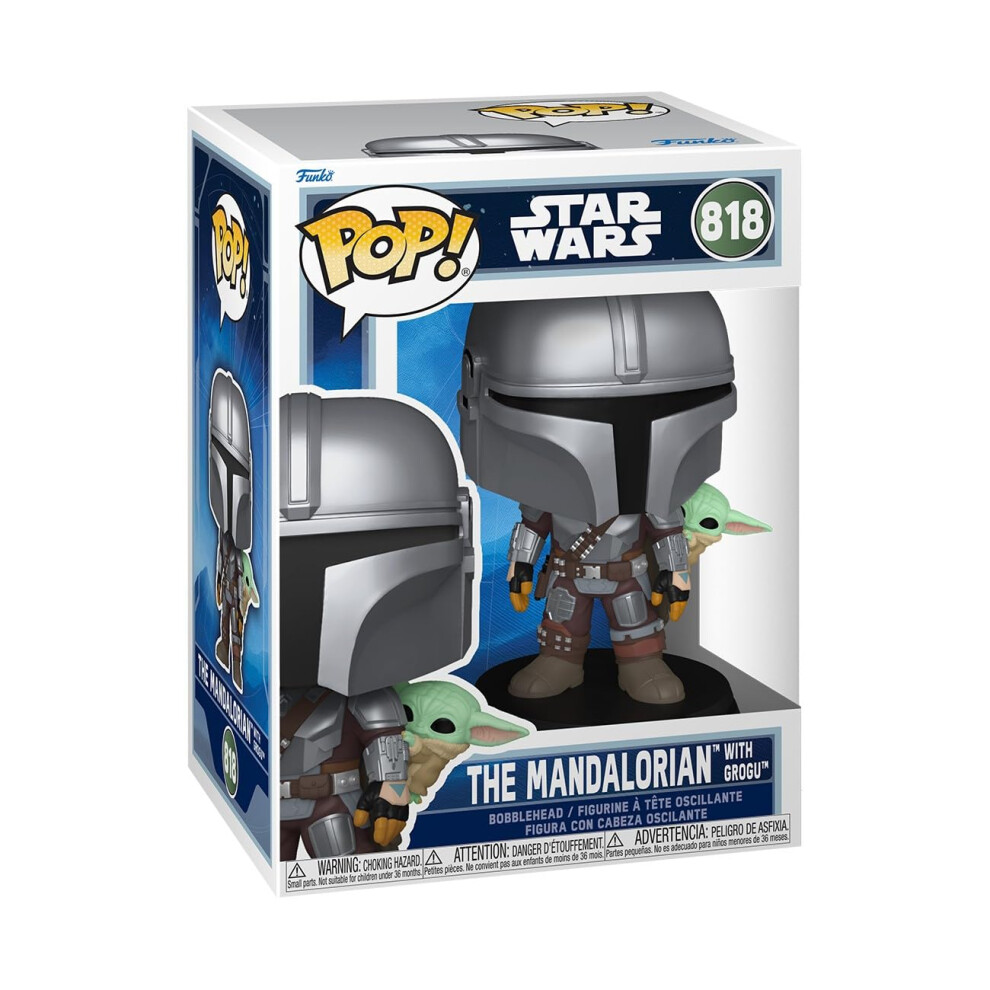 Funko Pop! Star Wars: The Mandalorian And Grogu - The Mandalorian With Grogu - Collectable Vinyl Figure - Gift Idea - Official Merchandise - Toys For