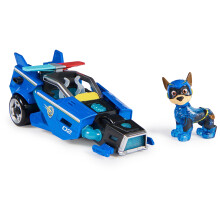 PAW Patrol: The Mighty Movie Toy Car with Chase Mighty Pups Action Figure, Lights and Sounds, Kids’ Toys for Boys and Girls 3+