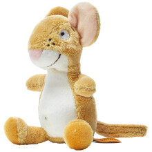 AURORA, Official Merchandise, 60349, The Gruffalo's Mouse, 6In, Soft Toy, Brown & White, 5.11 x 2.75 x 7.08 centimeters