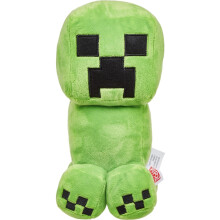 Mattel Minecraft Basic Plush Character Soft Dolls, Video Game-Inspired Collectible Toy Gifts for Kids & Fans Ages 3 Years Old & Up, HBN40, Creeper