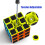 ROXENDA Speed Cube Set, 2X2 3X3 Speed Cube Original Fast Cube with Instruction (Carbon Fiber) 4