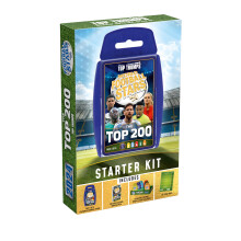 Top Trumps World Football Stars Top 200 Starter Kit Card Game, Play with Lionel Messi, Sadio Mane, Mac Allister, Ederson and Jamal Musiala, education