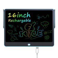 Rechargeable LCD Writing Tablet for Kids, 16 Inch Colorful Toddler Drawing Tablet, Drawing Pad for Kids Boys Girls Ages 3.4.5.6.7.8 Years Old, for Ch