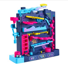 TOMY Games Screwball Scramble Level Up - Gravity Defying Vertical Obstacle Course Marble Run - Logic and Hand-eye Coordination Puzzle Games - Educati