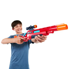 XSHOT Excel Ejector Shell Blaster by ZURU – Shell-Ejecting Dart Blaster with Tactical Scope, 8 Air Pocket Technology Darts & 90ft Range, Outdoor Toy